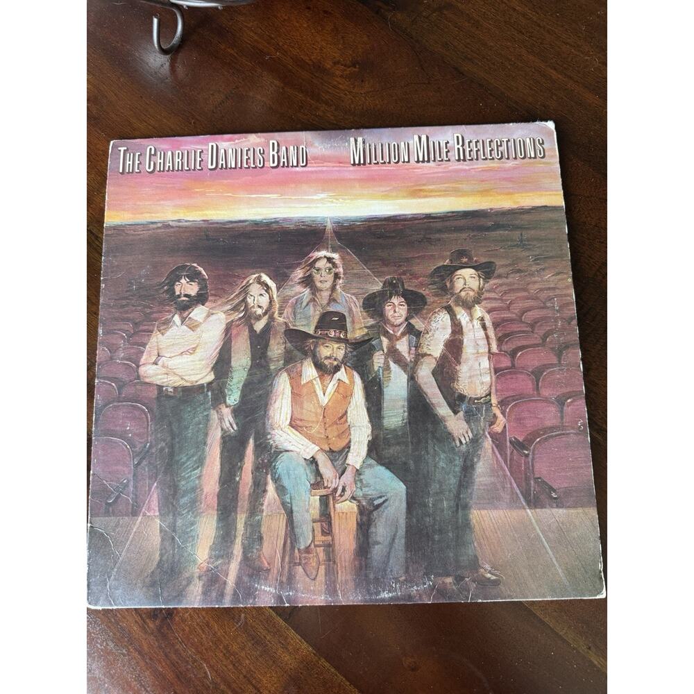 Vintage 1979 Charlie Daniels Band Million Mile Reflections LP Epic Rec UNGRADED